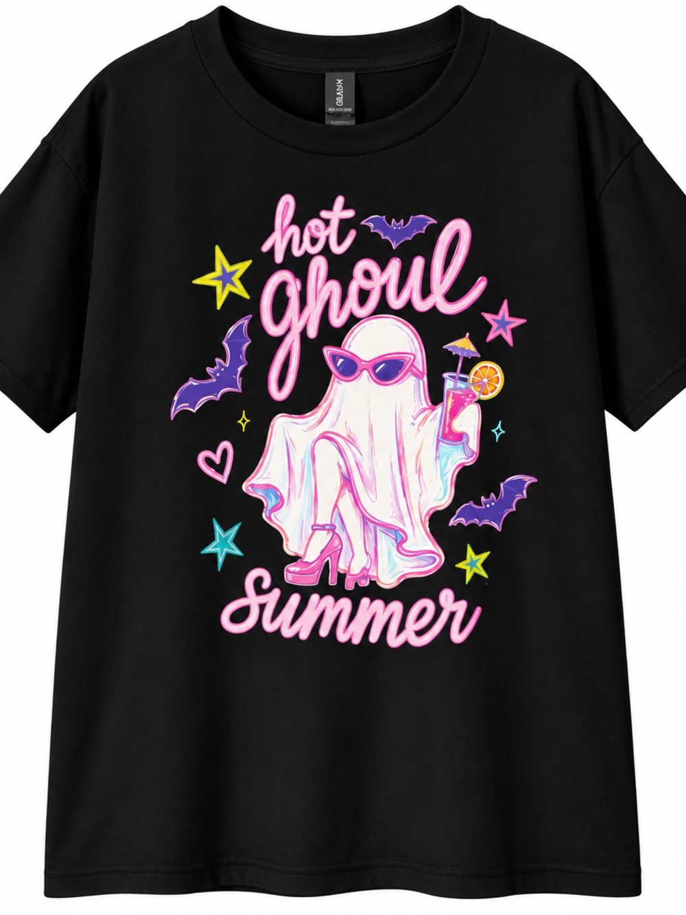 Adult XL NWOT Hot Ghoul Summer Graphic Tee
